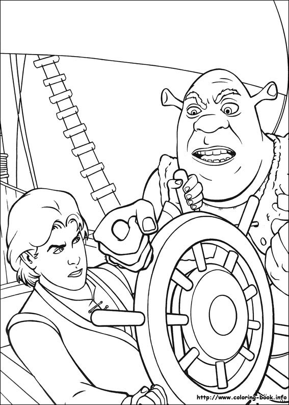 Shrek the Third coloring picture